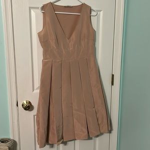 Prada silk rose pink dress size 46 Italy